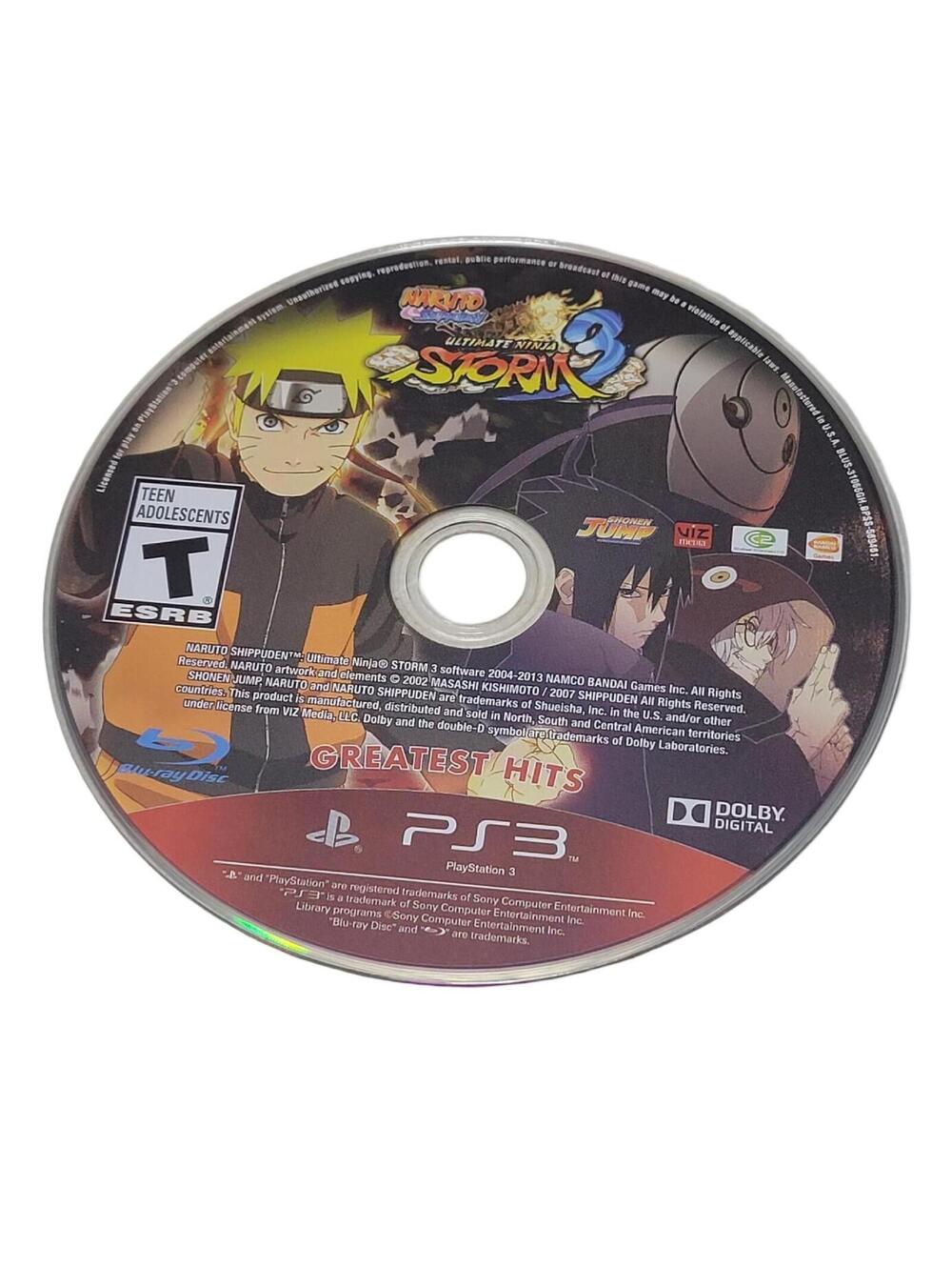 Naruto Shippuden Ultimate Ninja Storm 3 PS3 - PlayStation 3 Disc Only